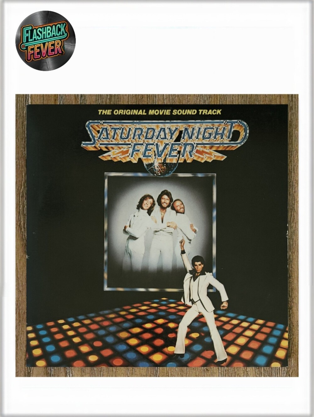 SATURDAY NIGHT FEVER•Original Movie Soundtrack•1977 US Comp (#RS-2-4001)All Disc